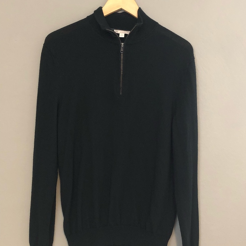 Vintage Gap Sweater Black Merino Wool Medium EUC